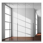 Drehtürenschrank SKØP Grauspiegel - 225 x 222 cm - 5 Türen - Basic