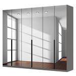 Drehtürenschrank SKØP Grauspiegel - 270 x 222 cm - 6 Türen - Basic
