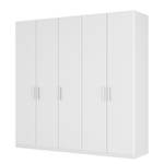 Armoire à portes battantes Skøp I Blanc alpin - 225 x 222 cm - 5 portes - Basic