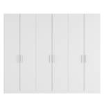 Armoire à portes battantes Skøp I Blanc alpin - 270 x 222 cm - 6 portes - Premium