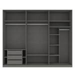 Drehtürenschrank SKØP I Hochglanz Weiß - 270 x 236 cm - 6 Türen - Classic