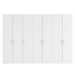 Armoire à portes battantes Skøp I Blanc alpin - 315 x 222 cm - 7 portes - Premium