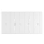 Armoire à portes battantes Skøp I Blanc alpin - 405 x 222 cm - 9 portes - Basic