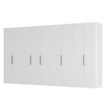 Draaideurkast Skøp I wit matglas - 405 x 236 cm - 9 deuren - Comfort