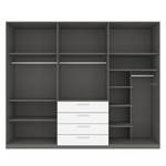 Drehtürenschrank SKØP II Alpinweiß - 270 x 236 cm - 6 Türen - Classic