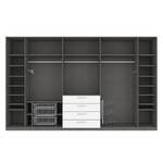 Drehtürenschrank SKØP II Alpinweiß - 360 x 236 cm - 8 Türen - Premium