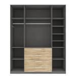 Drehtürenschrank SKØP II Eiche Sonoma Dekor - 181 cm (4-türig) - 222 cm - Premium - 181 x 222 cm - 4 Türen - Premium