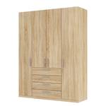 Drehtürenschrank SKØP II Eiche Sonoma Dekor - 181 cm (4-türig) - 236 cm - Basic - 181 x 236 cm - 4 Türen - Basic