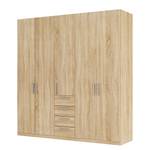 Drehtürenschrank SKØP II Eiche Sonoma Dekor - 225 cm (5-türig) - 236 cm - Premium - 225 x 236 cm - 5 Türen - Premium