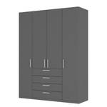 Armoire à portes battantes Skøp II Graphite - 181 x 236 cm - 4 portes - Basic