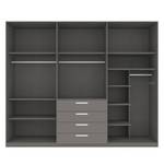 Armoire à portes battantes Skøp II Graphite - 270 x 236 cm - 6 portes - Classic