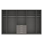 Armoire à portes battantes Skøp II Graphite - 360 x 236 cm - 8 portes - Basic