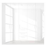 Armoire à portes battantes Skøp II Blanc brillant - 225 x 222 cm - 5 portes - Confort