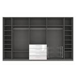 Drehtürenschrank SKØP II Hochglanz Weiß - 360 x 236 cm - 8 Türen - Comfort