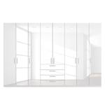 Armoire à portes battantes Skøp II Blanc brillant - 360 x 236 cm - 8 portes - Basic