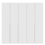 Draaideurkast Skøp II wit matglas - 225 x 222 cm - 5 deuren - Comfort