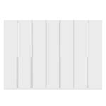 Draaideurkast Skøp II wit matglas - 315 x 222 cm - 7 deuren - Comfort