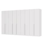 Draaideurkast Skøp II wit matglas - 405 x 236 cm - 9 deuren - Comfort