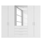 Armoire à portes battantes Skøp III Blanc alpin / Miroir en cristal - 270 x 222 cm - 6 portes - Classic