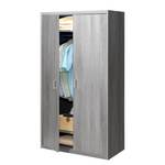 Drehtürenschrank Soft Plus II Silbereiche Dekor