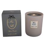 Bougie parfumée White Orchid Cire / Verre - Gris