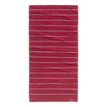 Serviette de bain Eckernförde Coton - Rouge cerise mat - Rouge cerise mat