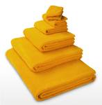 Service de bain PURE (lot de 2) Coton - Jaune