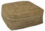 Sitzhocker REVADRI Beige - Naturfaser - 60 x 30 x 60 cm