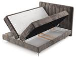 Boxspringbett Aggaz Braun - Breite: 140 cm