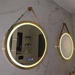 Miroir LED Novus Doré - 60 x 60 cm