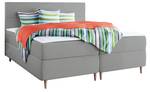 Boxspringbett Flo Hellgrau - Breite: 165 cm