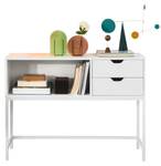 Table Console FSB20-W Blanc - Bois manufacturé - 110 x 80 x 30 cm