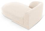 Chaiselongue MILEY Hochglanz Beige