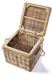 Truhe KUBUHOCK50 Grau - Rattan - 50 x 45 x 50 cm