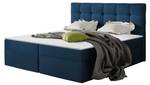 Boxspringbett Nele Nachtblau - Breite: 186 cm