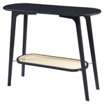 Table console Taivalkoski Noir - Bambou - 100 x 80 x 35 cm