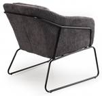 Sessel aus Cordstoff Grau - Textil - 78 x 79 x 76 cm