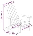 Gartenstuhl 3012243-1 (2er Set) Braun