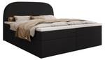 Boxspringbett ZEN mit Bettkasten Schwarz - Breite: 180 cm - H2