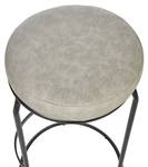 Tabouret de bar MILROY Noir - Gris - Gris lumineux