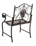 Chaises de jardin Punjab Lot de 2 Bronze