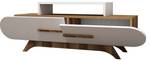 Meuble TV Rose Beige - Bois manufacturé - 37 x 50 x 145 cm