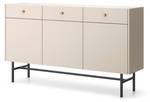 Sideboard DIVENOS Grau - Holzwerkstoff - 155 x 90 x 39 cm