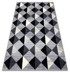 Tapis Bcf 3987 Trigone Triangles Gris - Matière plastique - Textile - 185 x 1 x 270 cm