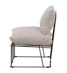 Fauteuil Livonia Beige - Textile - 77 x 89 x 71 cm