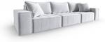 modulares Sofa MIKE 5 Sitzplätze Hellgrau