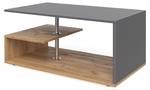 Table basse Guillermo Anthracite - Marron clair