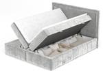 Boxspringbett Sundown Grau - Breite: 160 cm