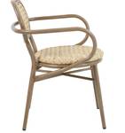 Gartensessel Portimao Braun - Rattan - 58 x 78 x 56 cm