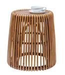 RATTAN Beistelltisch Braun - Rattan - Massivholz - Holzart/Dekor - 50 x 53 x 50 cm